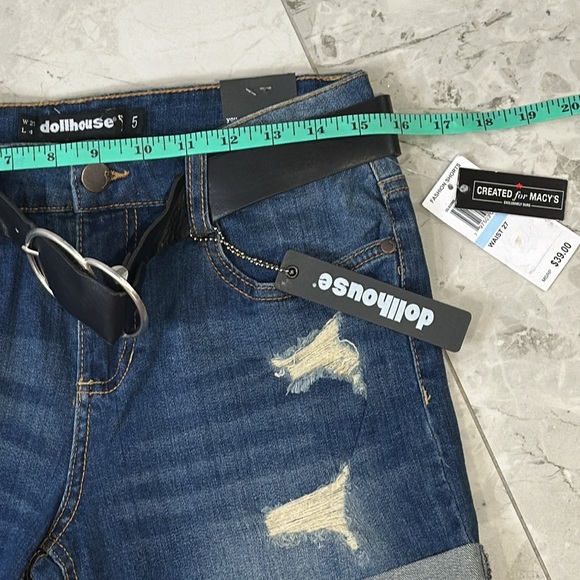 Dollhouse Juniors  Denim Shorts Blue - Picture 3 of 7